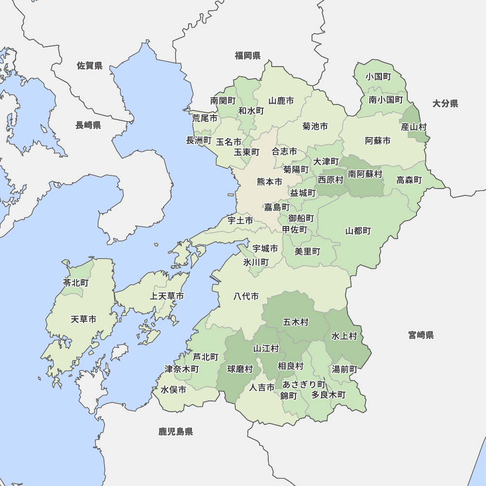 熊本県地図