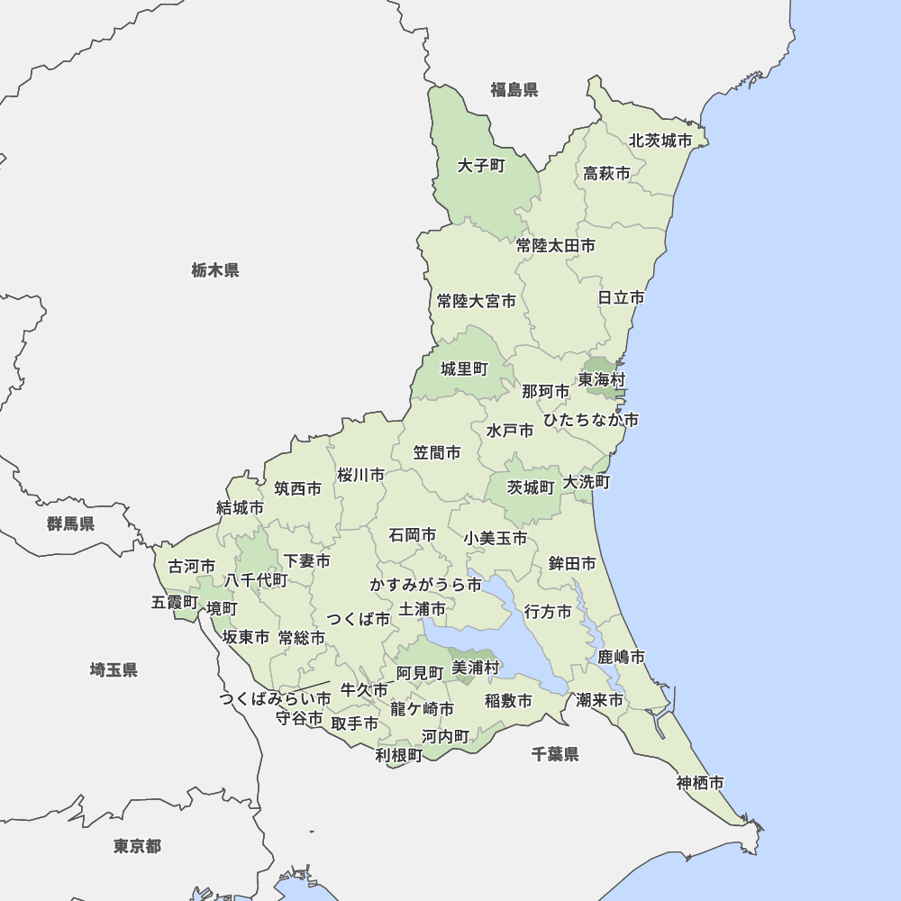 茨城県地図