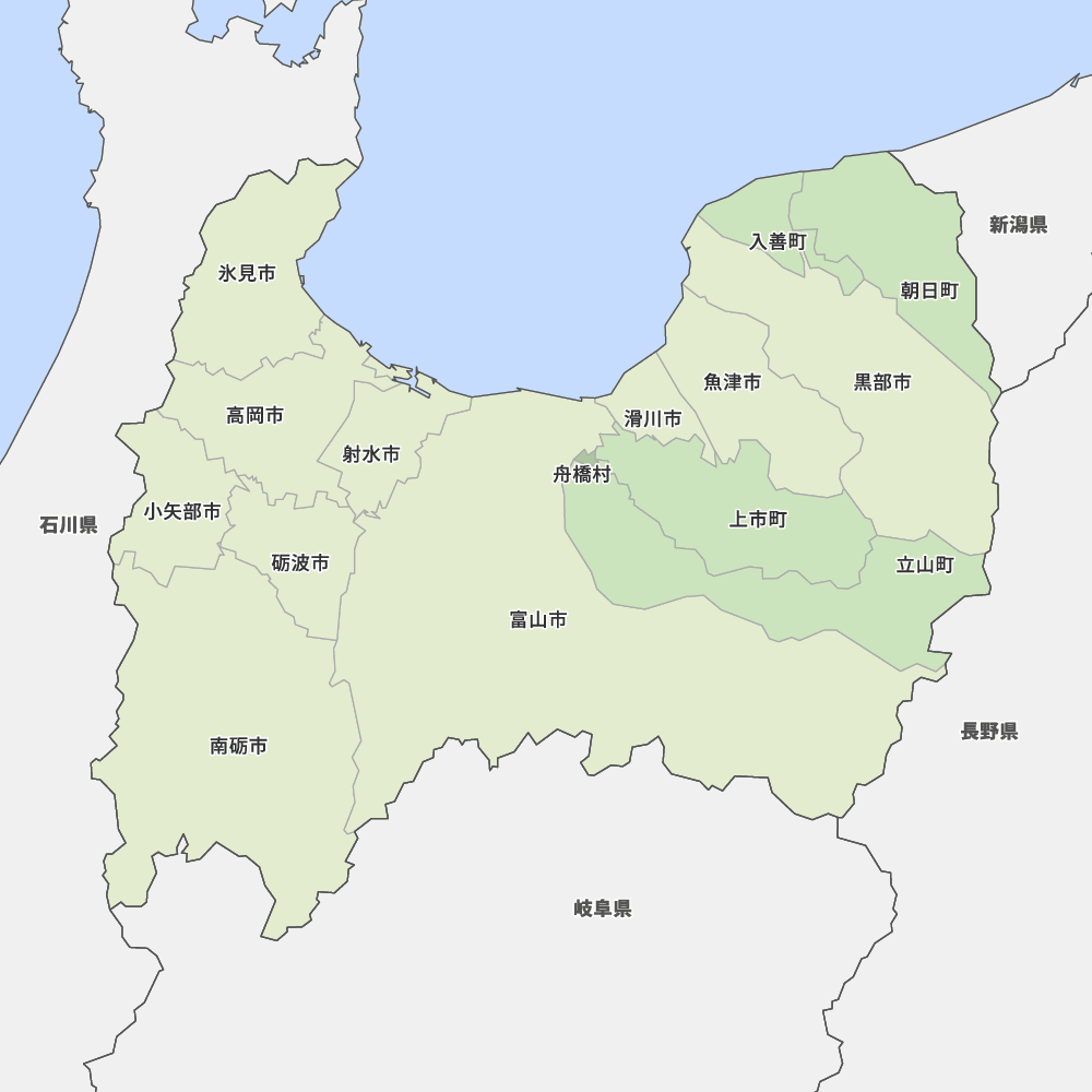 富山県地図