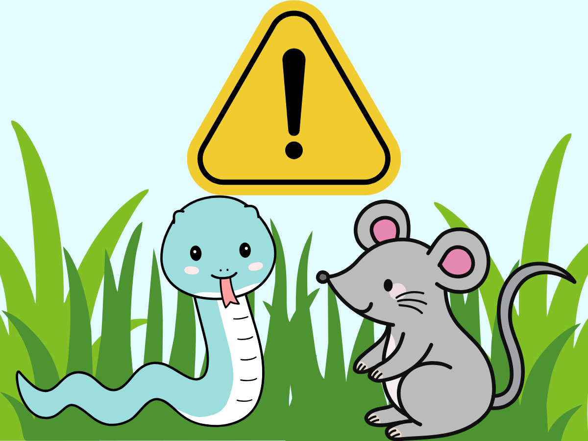 ネズミとへびはNG