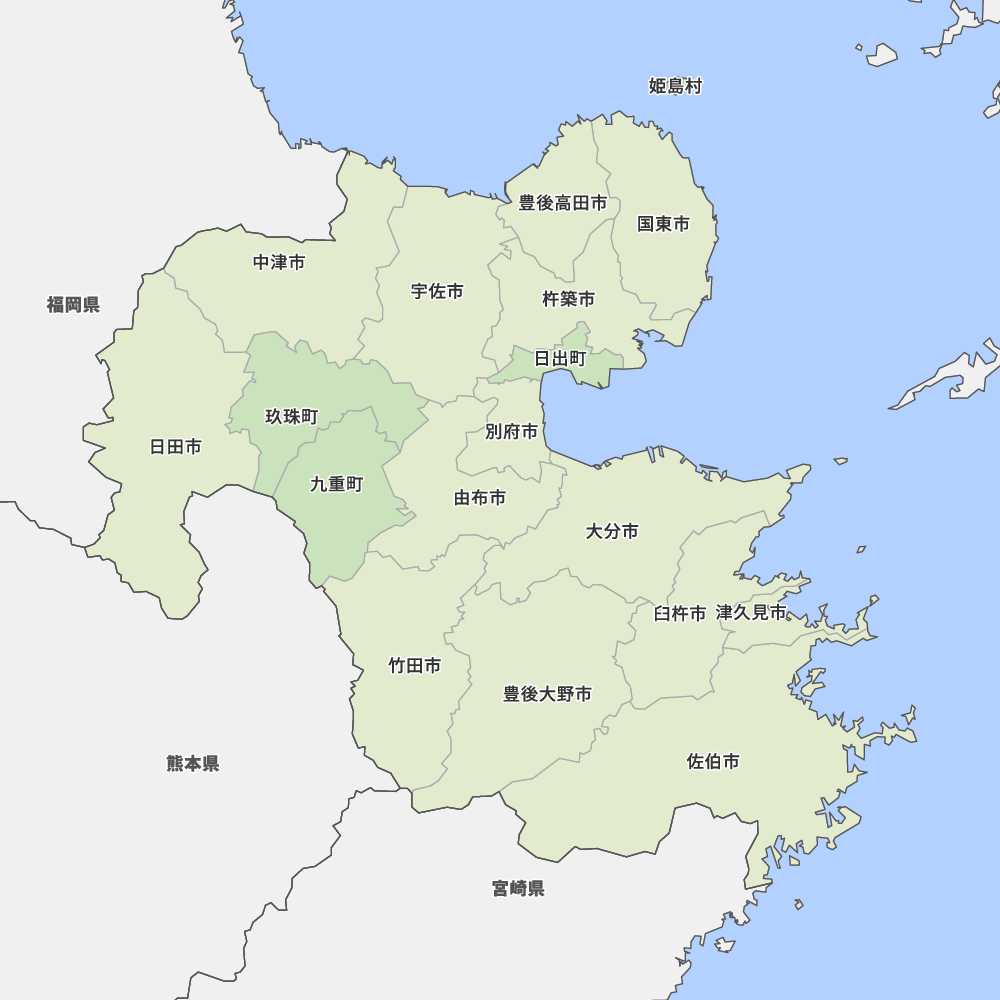大分県地図
