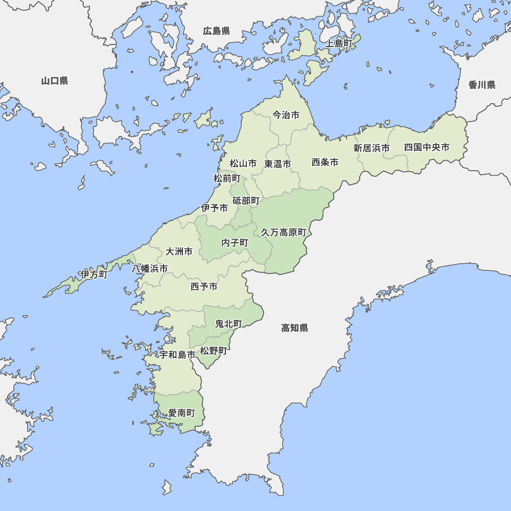 愛媛県地図