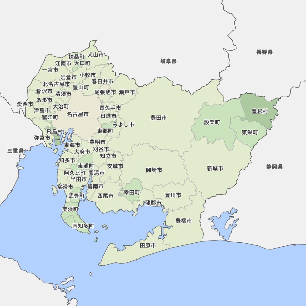 愛知県地図