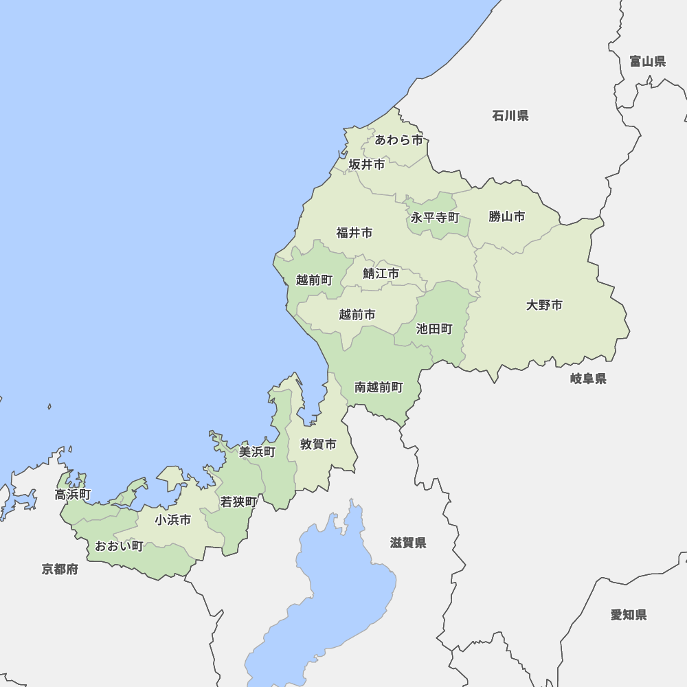 福井県地図