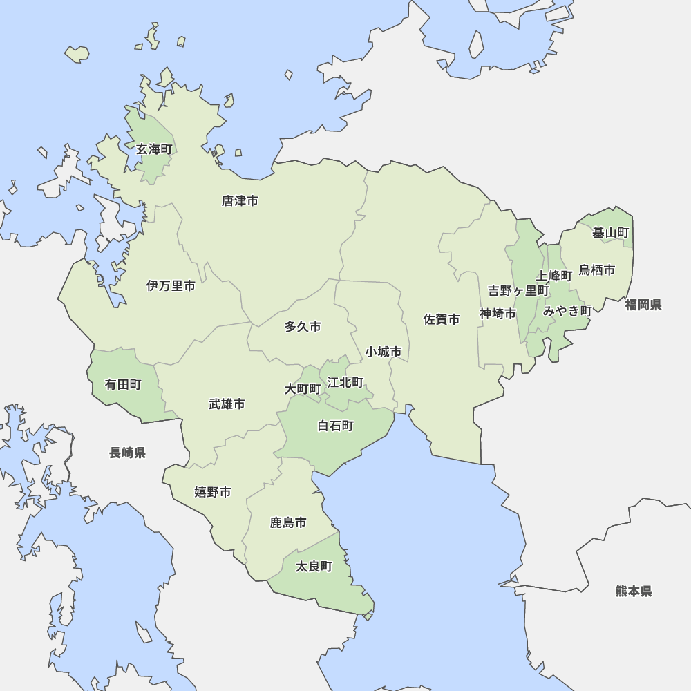 佐賀県地図