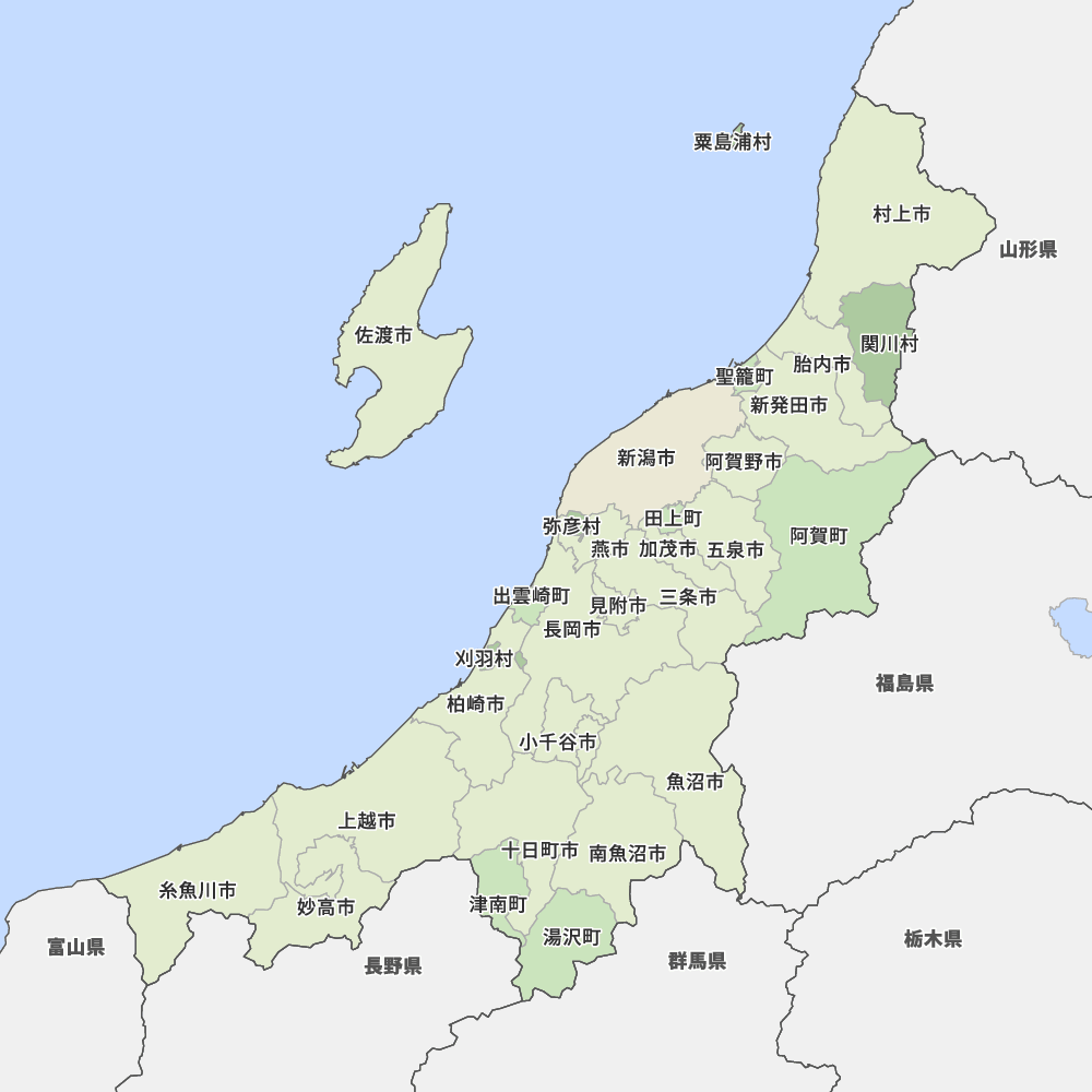 新潟県地図