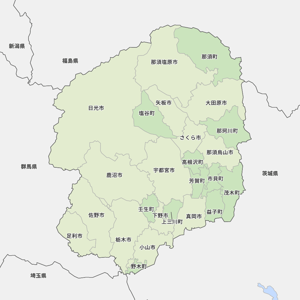 栃木県地図