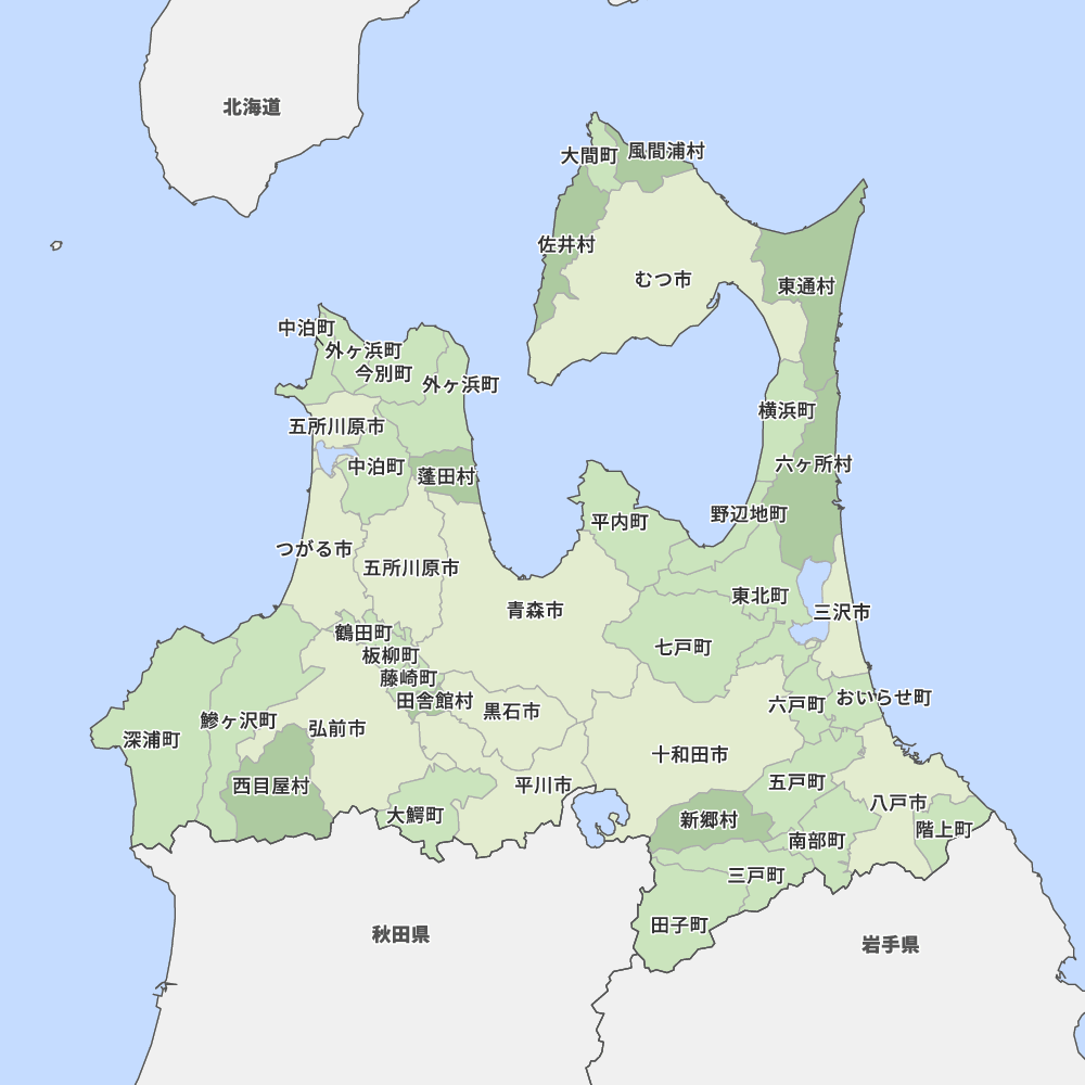 青森県地図