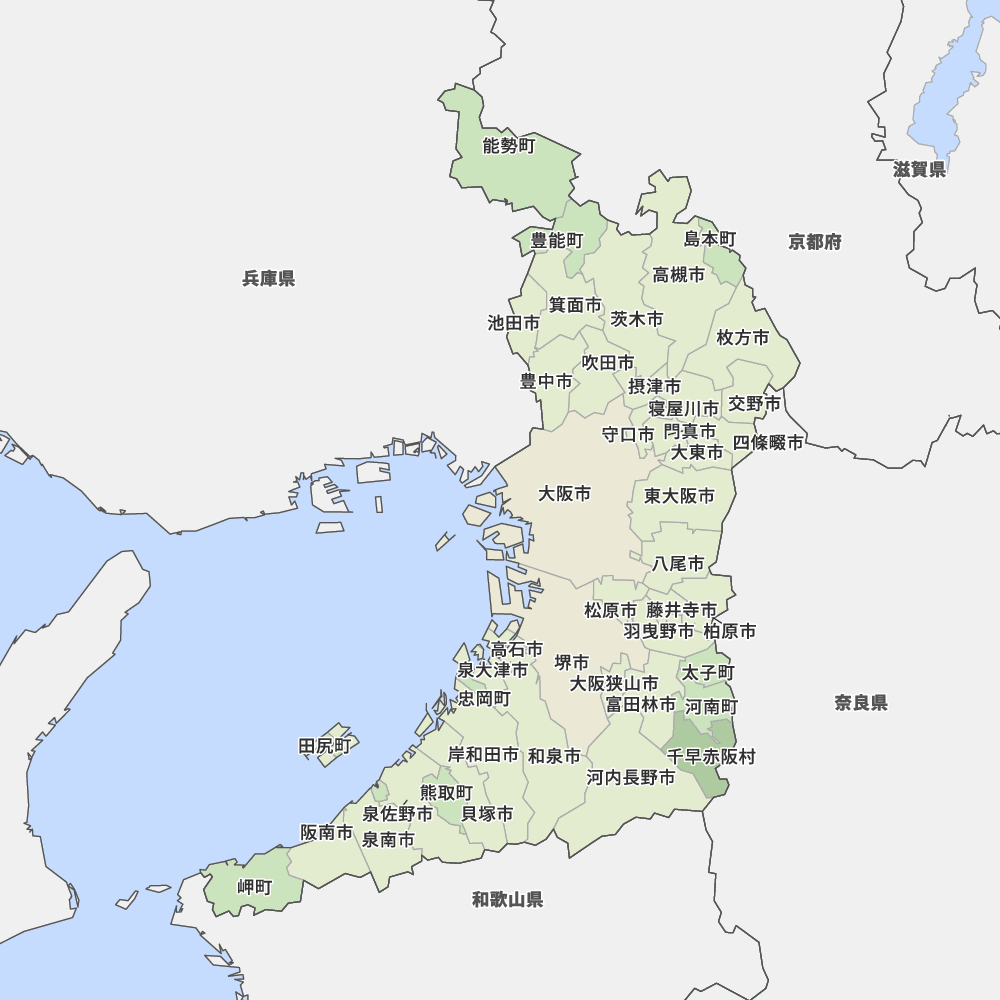 大阪府地図